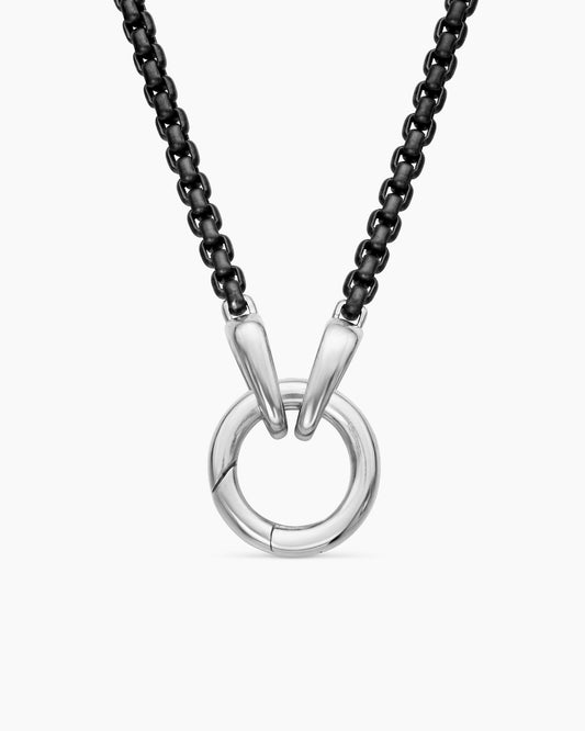 David Yurman Smooth Amulet Box Chain Necklace David Yurman Men’s