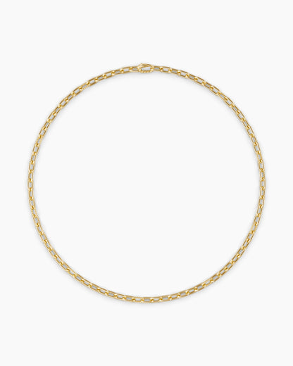 David Yurman Mens DY Madison Chain Necklace in 18K Yellow Gold, 6mm David Yurman Men’s