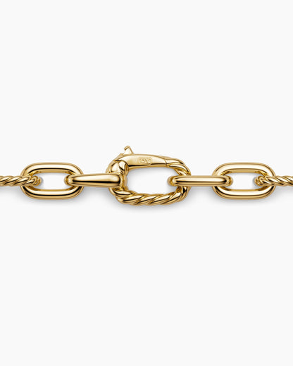 David Yurman Mens DY Madison Chain Necklace in 18K Yellow Gold, 6mm David Yurman Men’s