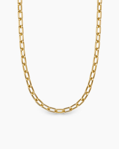 David Yurman Mens DY Madison Chain Necklace in 18K Yellow Gold, 8.5mm David Yurman Men’s