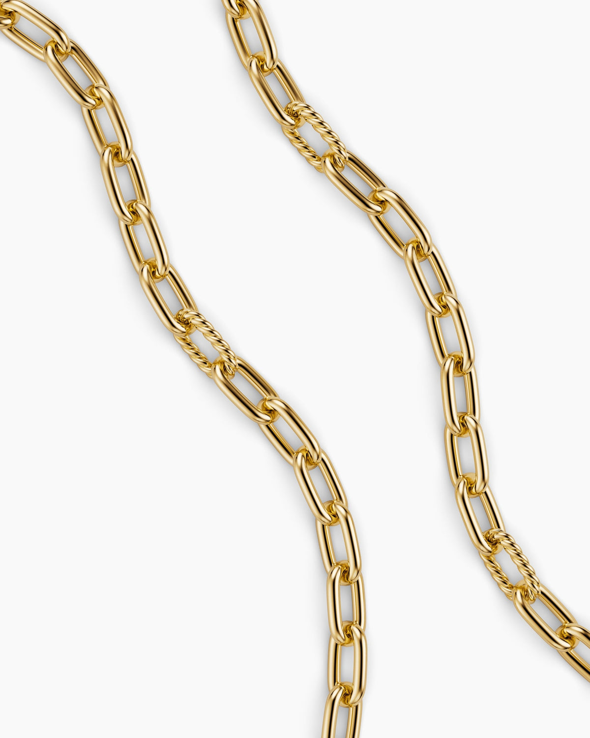 David Yurman Mens DY Madison Chain Necklace in 18K Yellow Gold, 8.5mm David Yurman Men’s