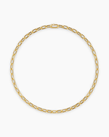 David Yurman Mens DY Madison Chain Necklace in 18K Yellow Gold, 8.5mm David Yurman Men’s