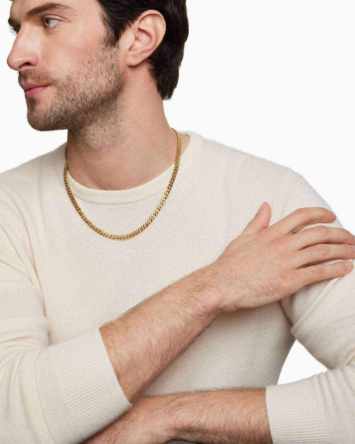 David Yurman Curb Chain Necklace David Yurman Men’s