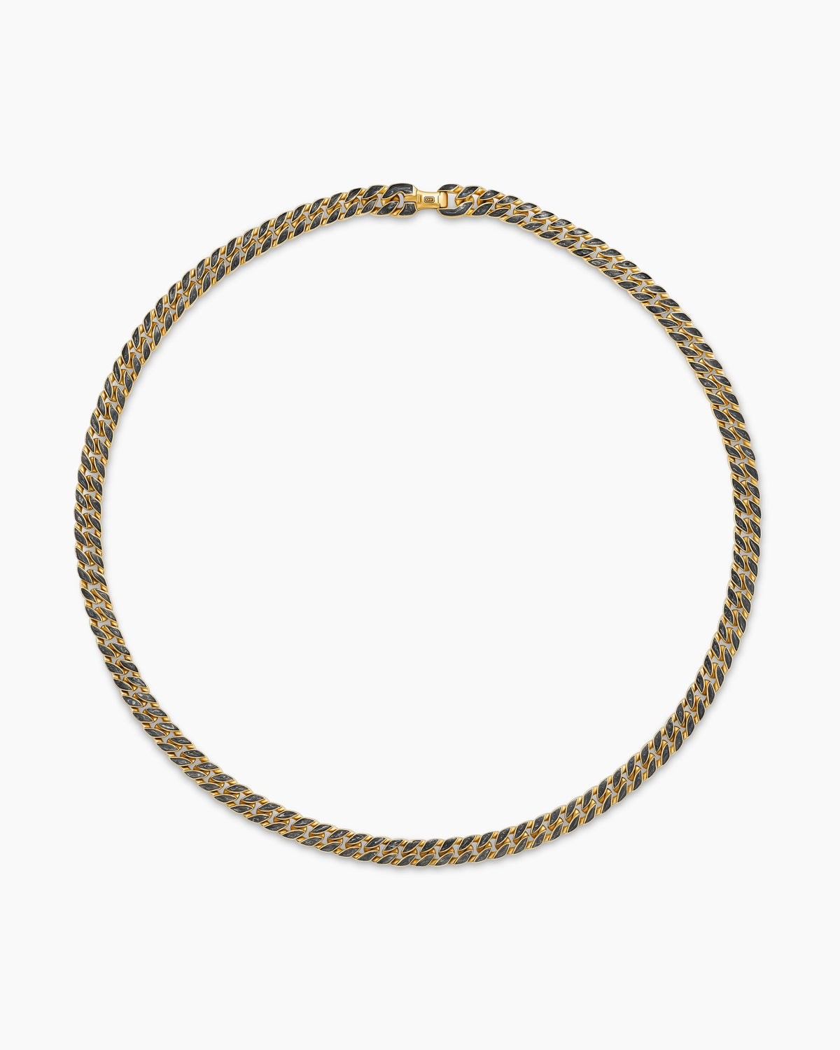 David Yurman Mens Curb Chain Necklace in 18K Yellow Gold, 8mm David Yurman Men’s