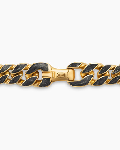 David Yurman Mens Curb Chain Necklace in 18K Yellow Gold, 8mm David Yurman Men’s