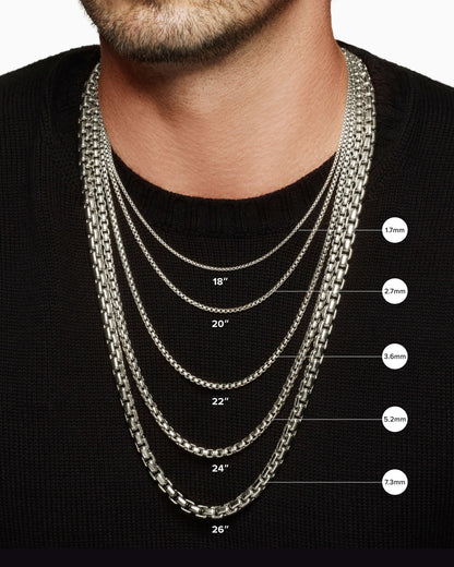 David Yurman Box Chain Necklace David Yurman Men’s