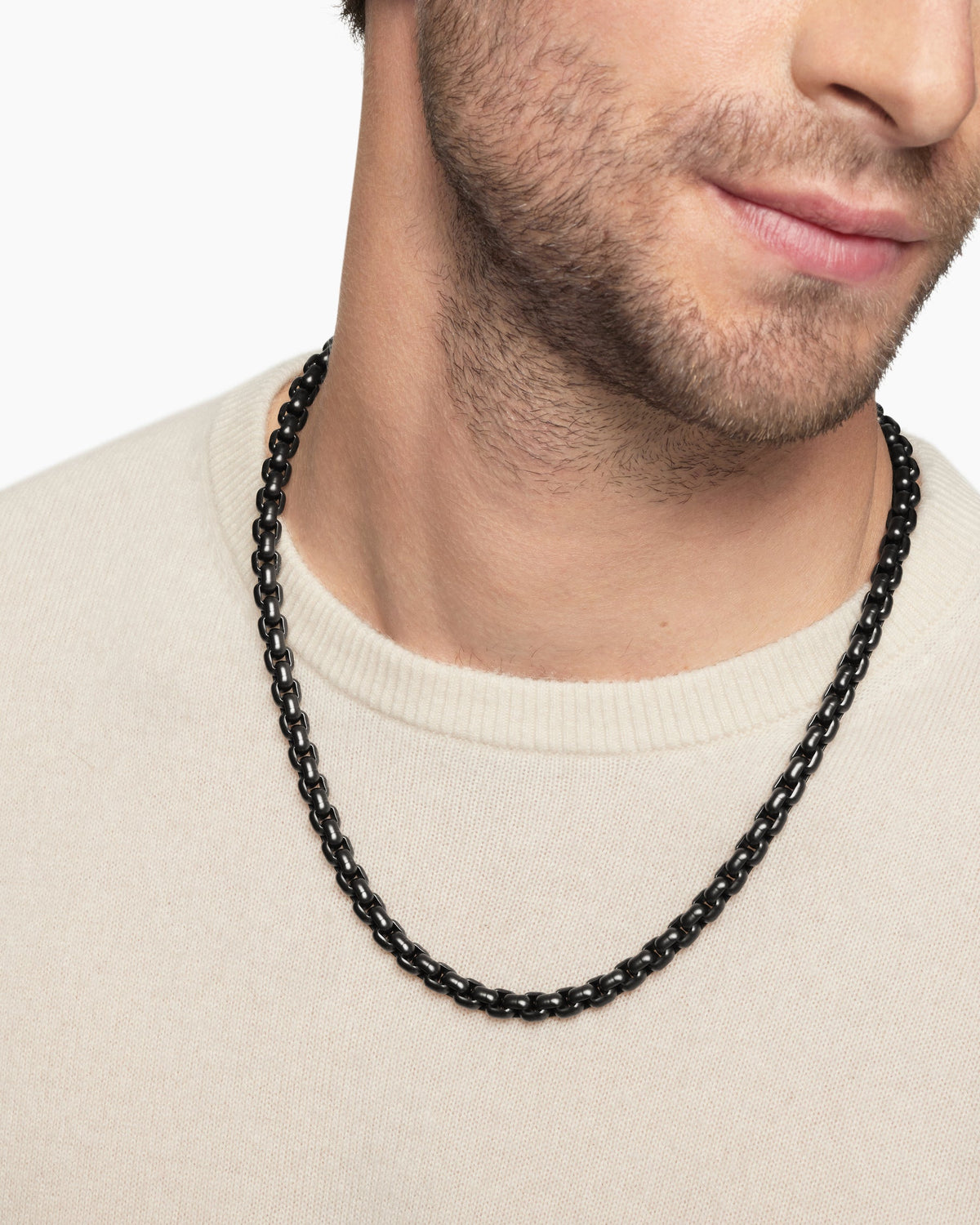 David Yurman Box Chain Necklace David Yurman Men’s