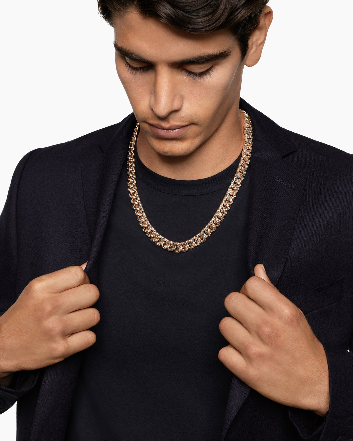 David Yurman Curb Chain Necklace David Yurman Men’s