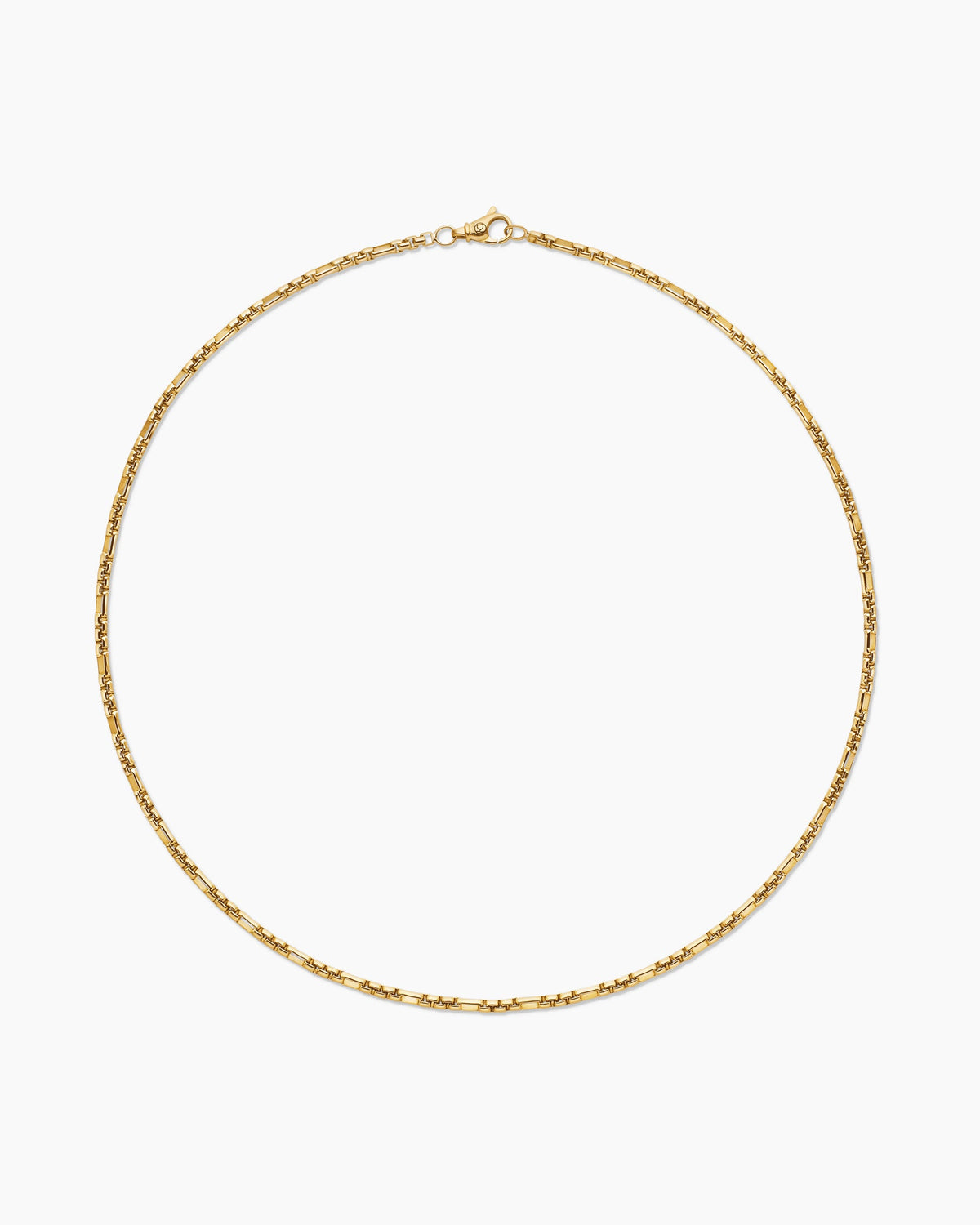 David Yurman Open Station Box Chain Necklace David Yurman Men’s
