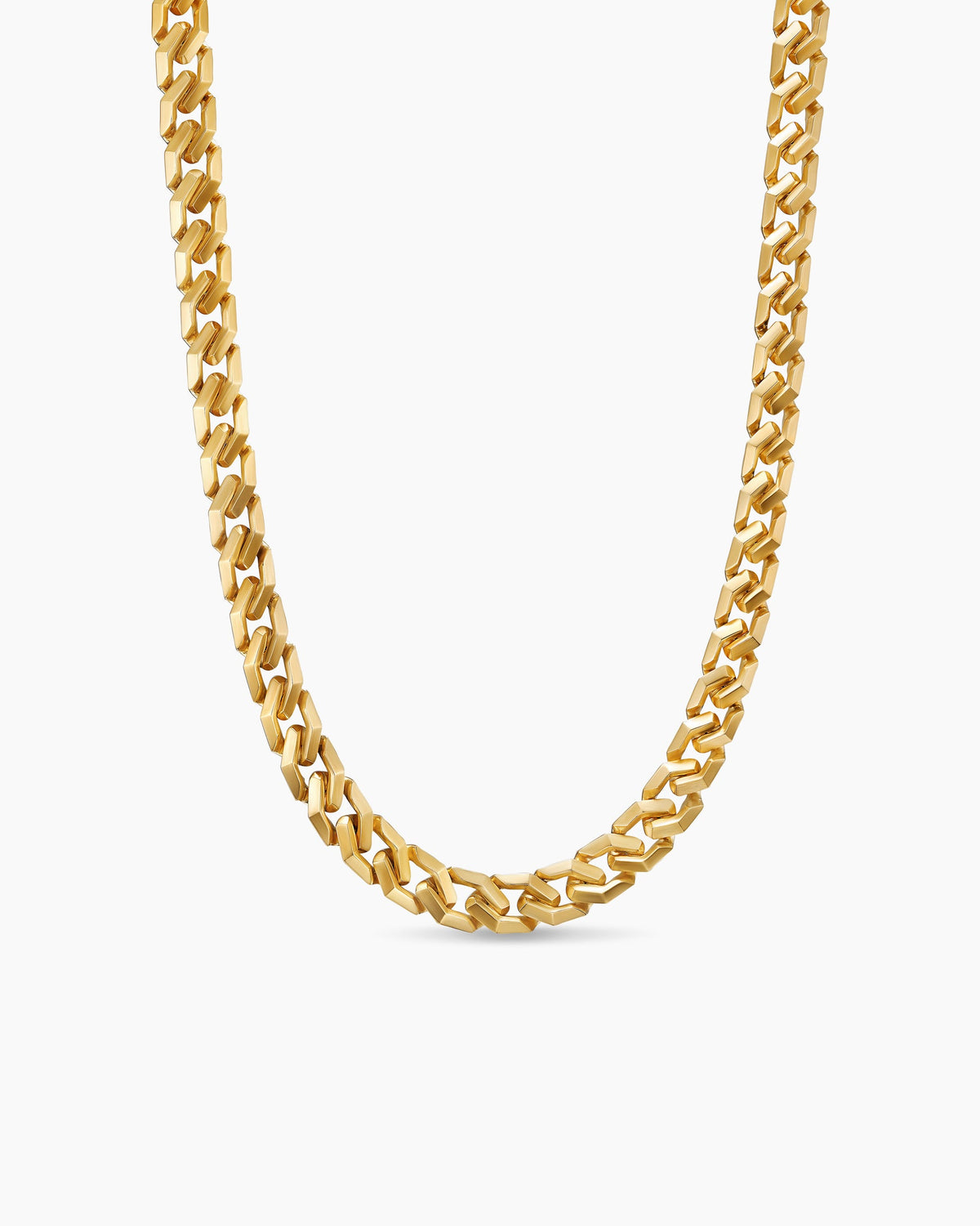 David Yurman Curb Chain Angular Link Necklace David Yurman Men’s