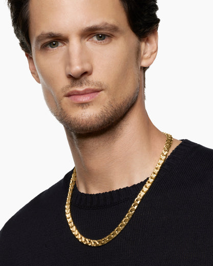 David Yurman Curb Chain Angular Link Necklace David Yurman Men’s