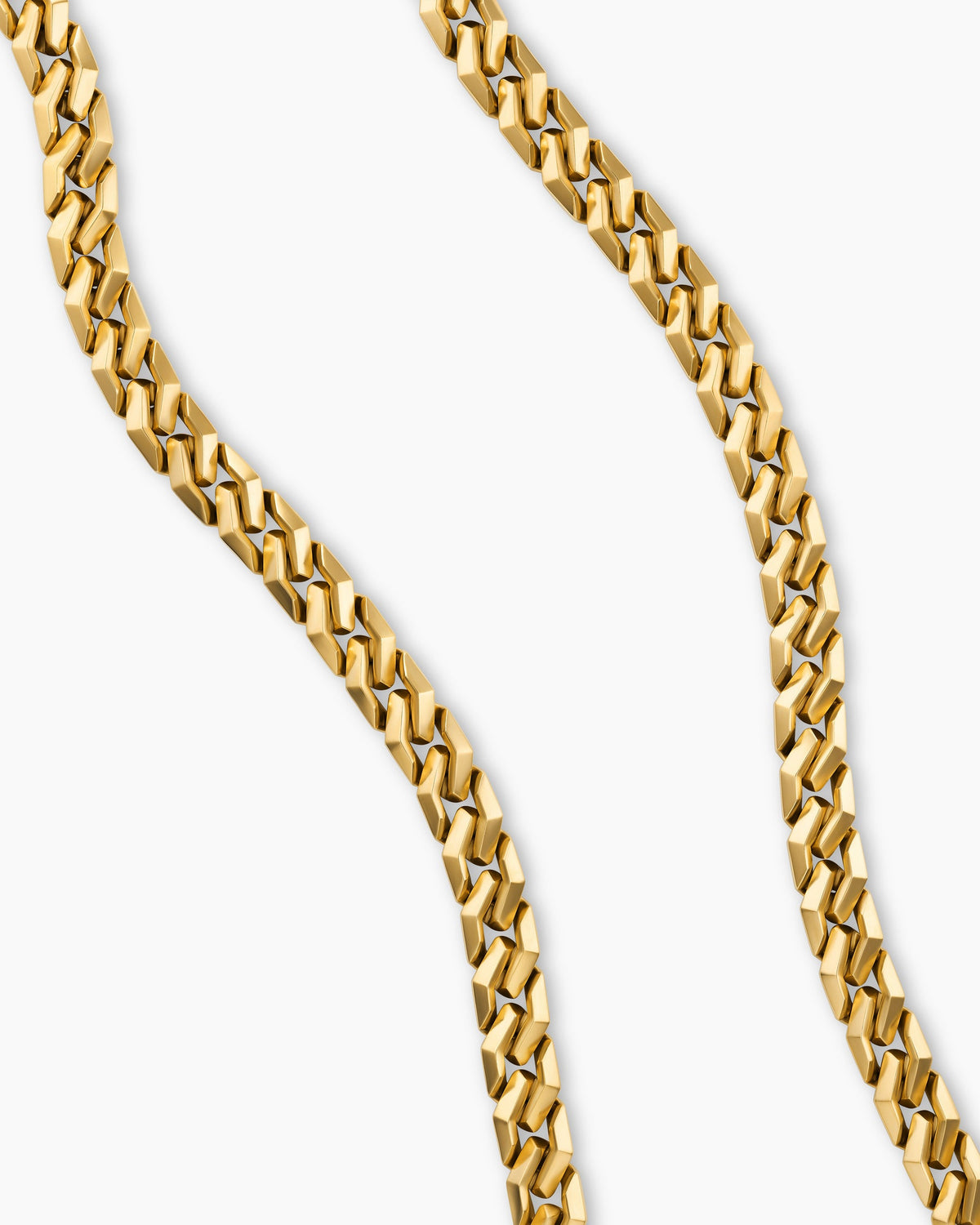 David Yurman Curb Chain Angular Link Necklace David Yurman Men’s