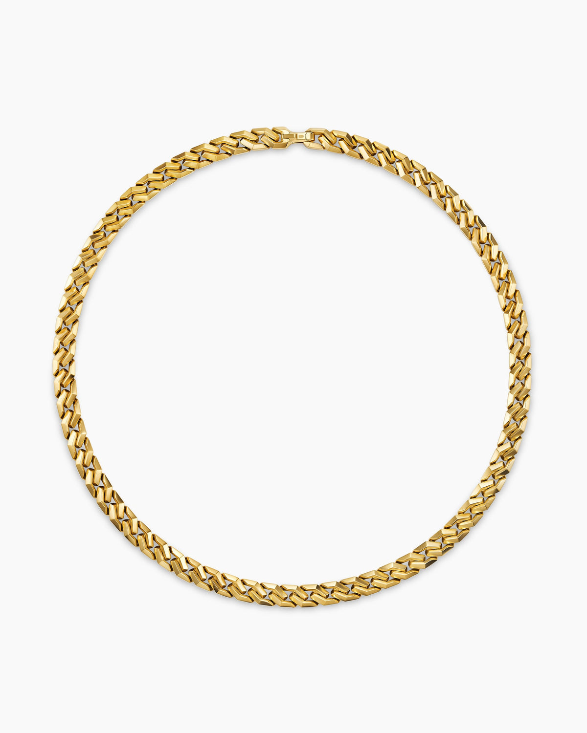 David Yurman Curb Chain Angular Link Necklace David Yurman Men’s