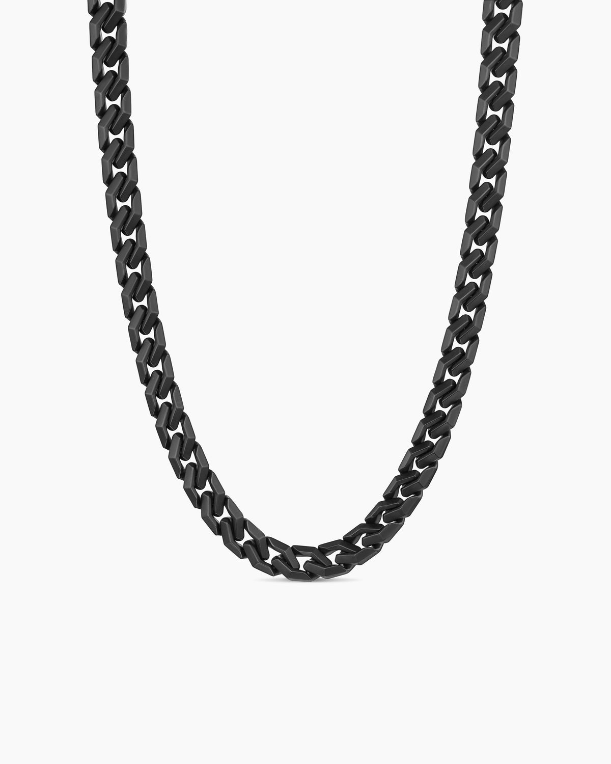 David Yurman Curb Chain Angular Link Necklace David Yurman Men’s