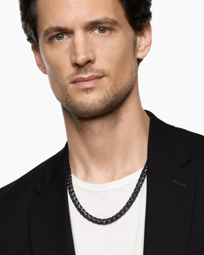 David Yurman Curb Chain Angular Link Necklace David Yurman Men’s