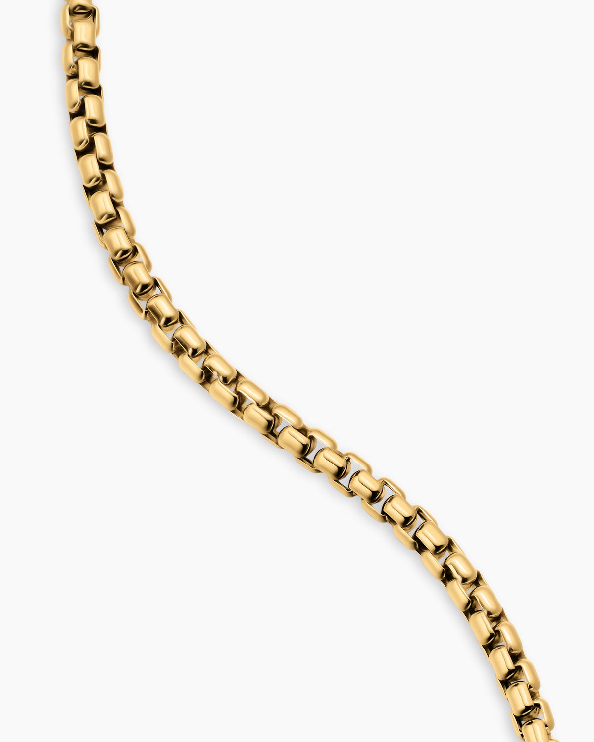 David Yurman Mens Cross Station Necklace in 18K Yellow Gold, 3.4mm David Yurman Men’s