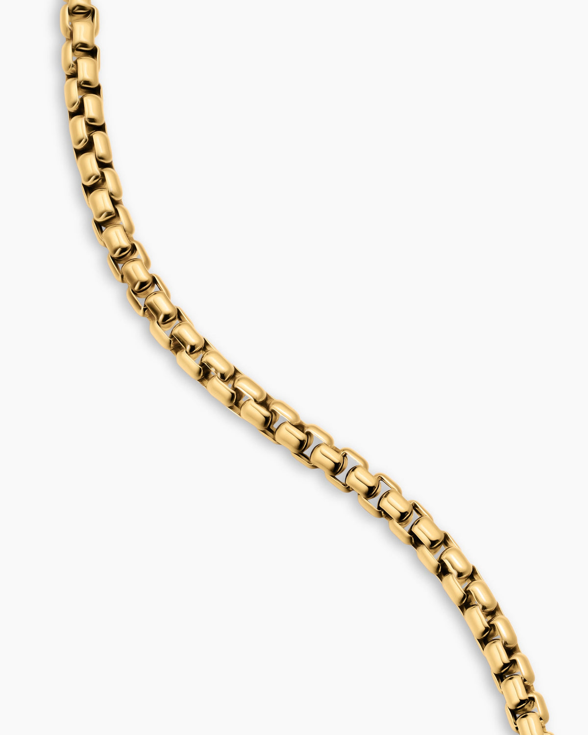 David Yurman Mens Star of David Station Necklace in 18K Yellow Gold, 3.4mm David Yurman Men’s