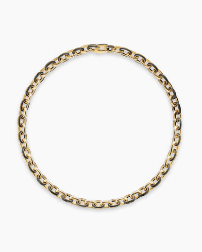 David Yurman Mens Streamline Oval Link Necklace in 18K Yellow Gold, 10.8mm David Yurman Men’s
