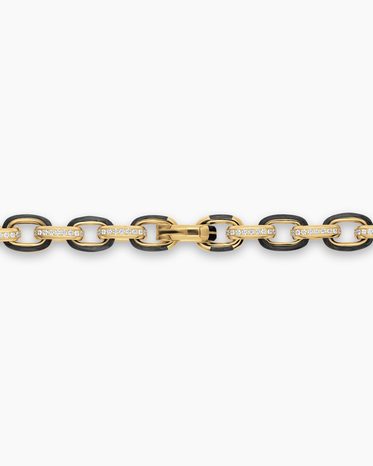 David Yurman Mens Streamline Oval Link Necklace in 18K Yellow Gold, 10.8mm David Yurman Men’s