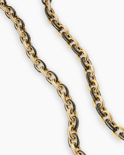 David Yurman Mens Streamline Oval Link Necklace in 18K Yellow Gold, 8.5mm David Yurman Men’s