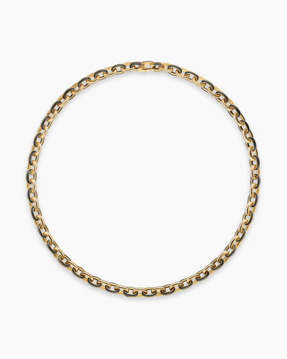 David Yurman Mens Streamline Oval Link Necklace in 18K Yellow Gold, 8.5mm David Yurman Men’s