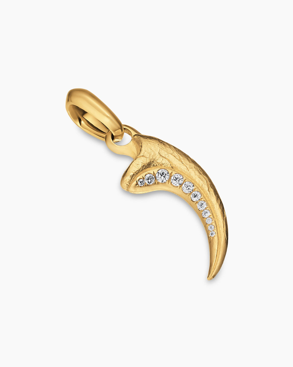 David Yurman Mens Raptor Claw Amulet in 18K Yellow Gold with Diamonds, 27.3mm David Yurman Men’s