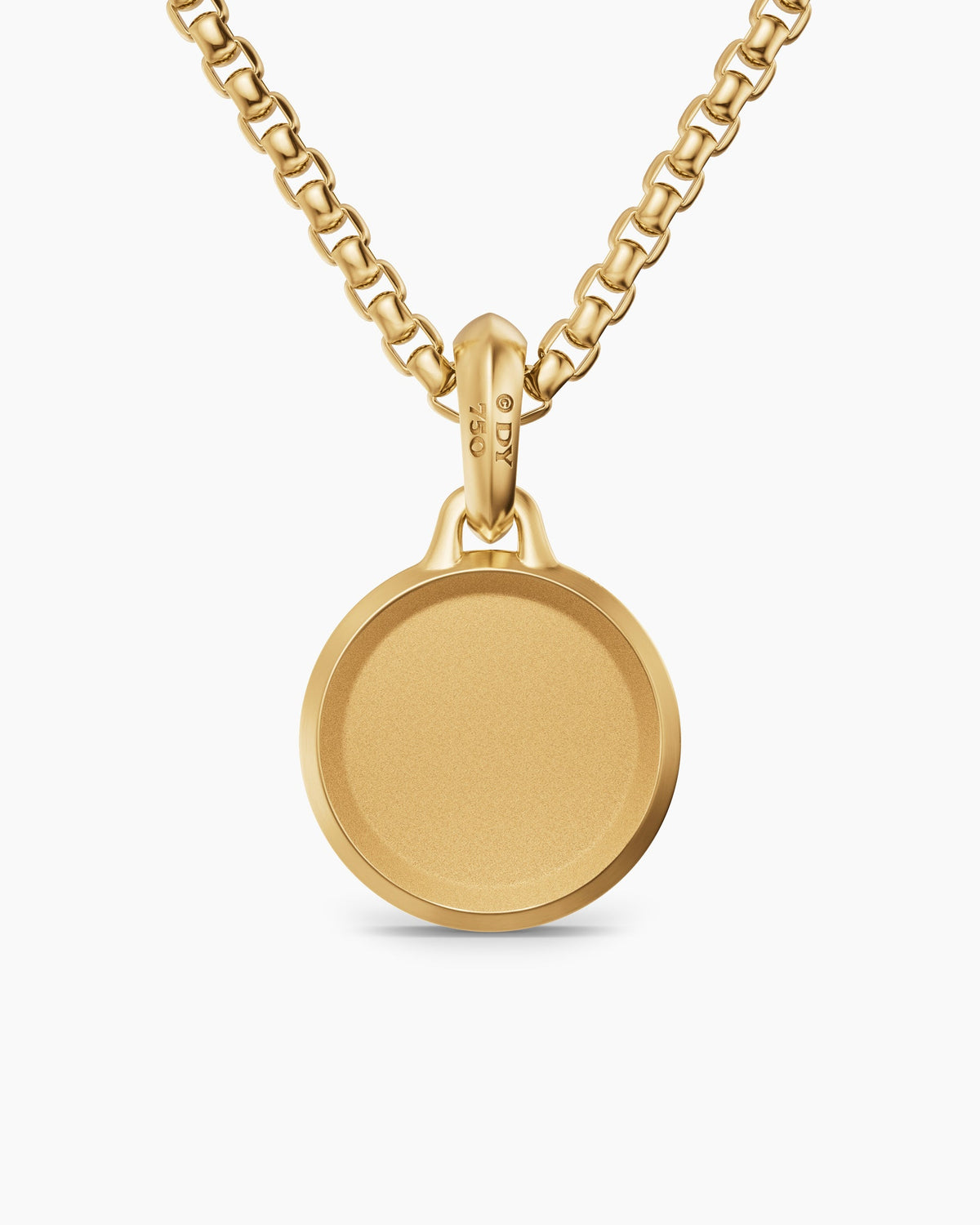 David Yurman Mens St. Christopher Amulet in 18K Yellow Gold, 21.2mm David Yurman Men’s