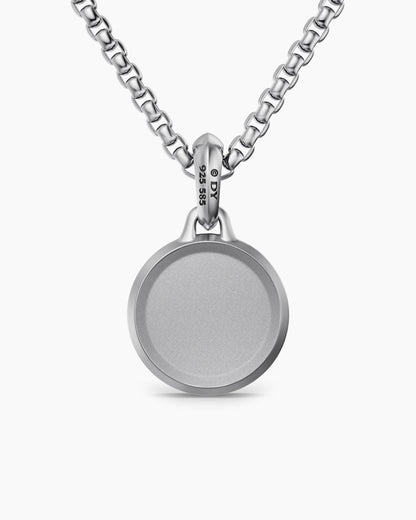 David Yurman Mens St. Christopher Amulet in Sterling Silver with 14K Yellow Gold, 21.2mm David Yurman Men’s