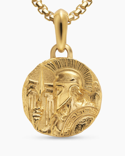 David Yurman Mens Ares Amulet in 18K Yellow Gold, 24mm David Yurman Men’s