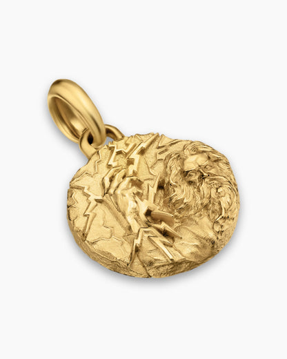 David Yurman Mens Zeus Amulet in 18K Yellow Gold, 24mm David Yurman Men’s