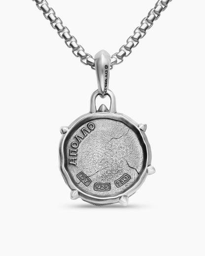 David Yurman Mens Apollo Amulet in Sterling Silver with 18K Yellow Gold, 26.4mm David Yurman Men’s