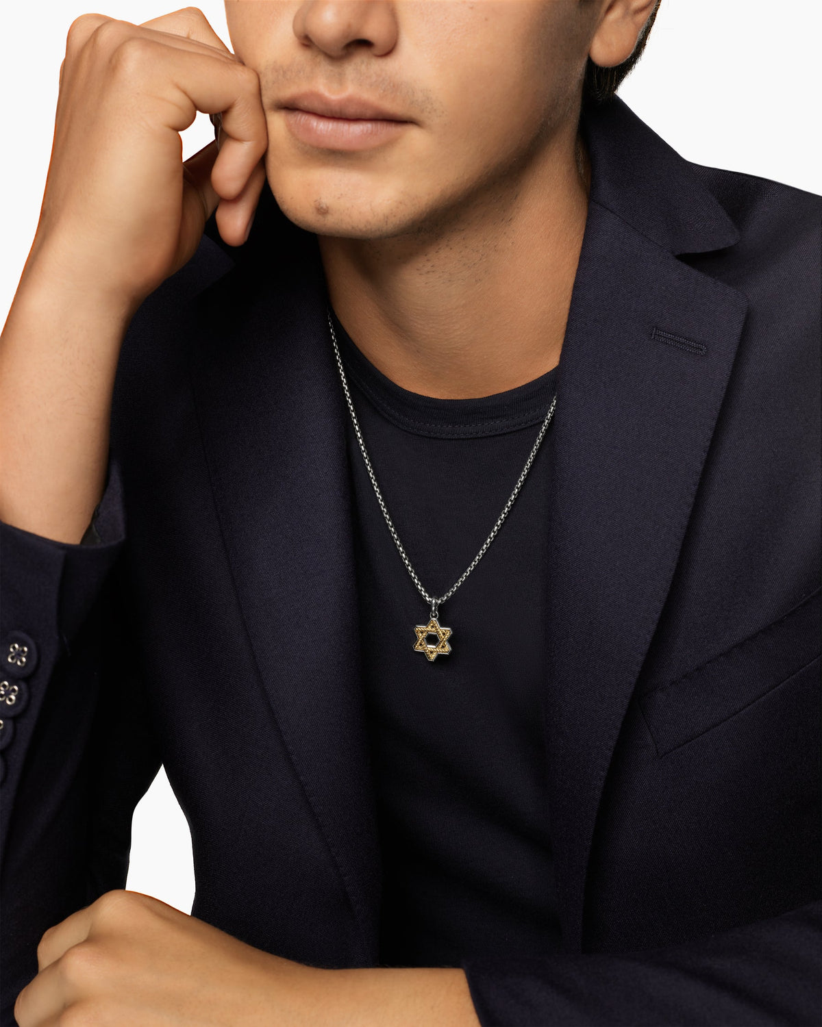 David Yurman Cable Star of David Amulet David Yurman Men’s