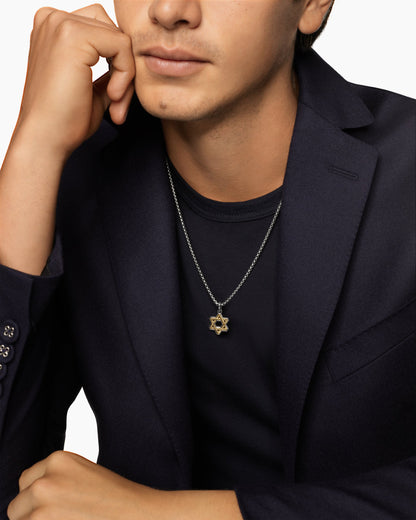 David Yurman Cable Star of David Amulet David Yurman Men’s