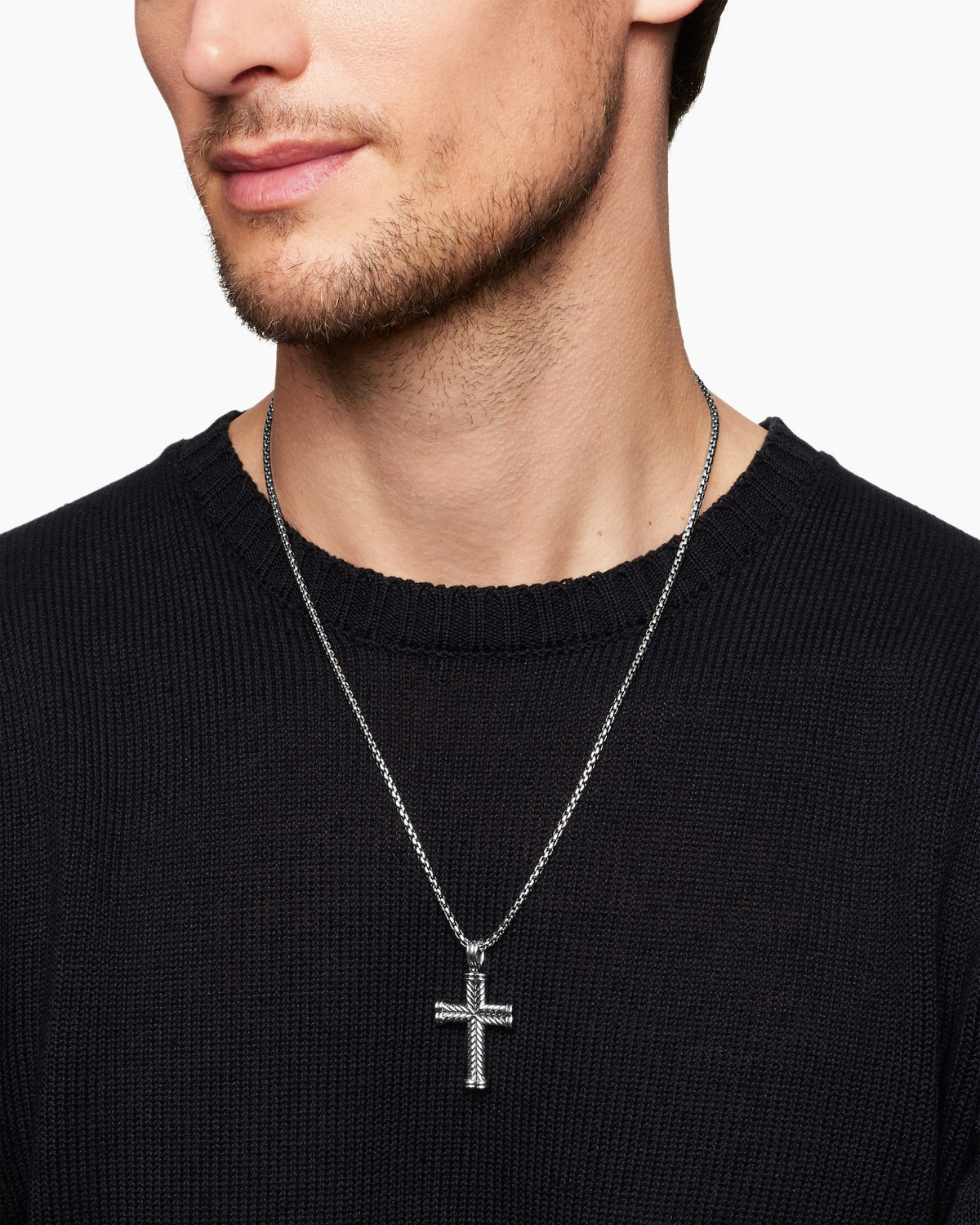 David Yurman Chevron Cross Pendant David Yurman Men’s