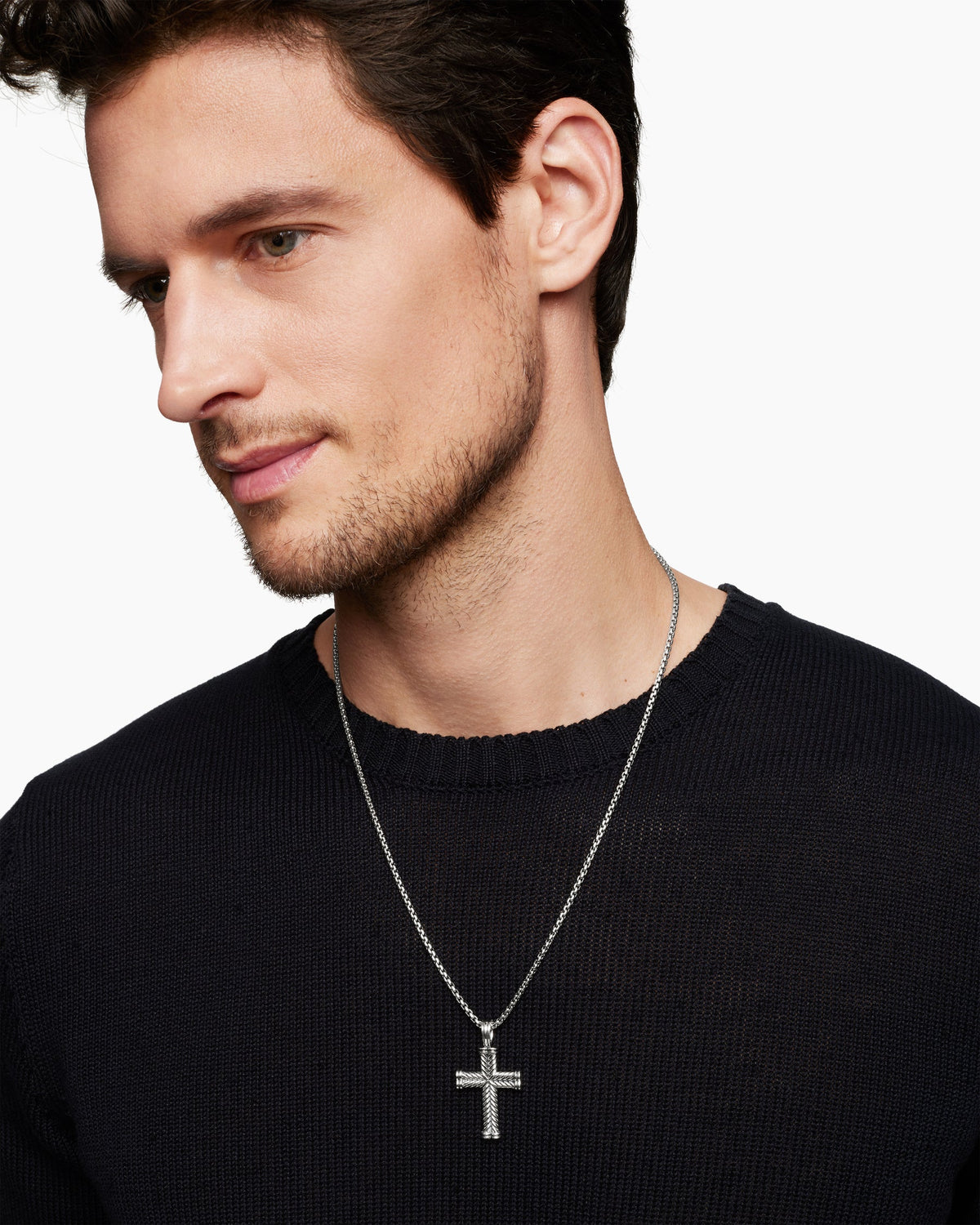 David Yurman Chevron Cross Pendant David Yurman Men’s