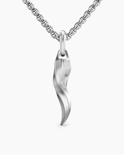 David Yurman Mens Cornicello Amulet in Sterling Silver, 30.6mm David Yurman Men’s