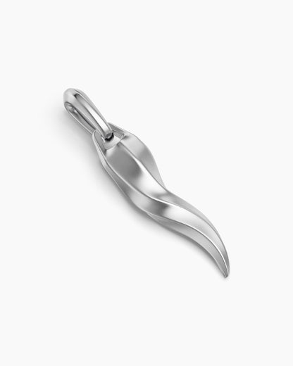 David Yurman Mens Cornicello Amulet in Sterling Silver, 30.6mm David Yurman Men’s