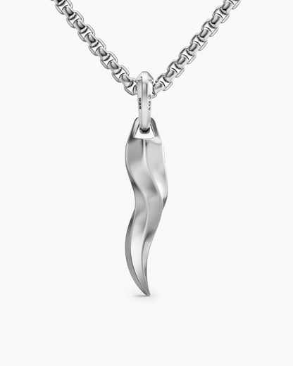 David Yurman Mens Cornicello Amulet in Sterling Silver, 30.6mm David Yurman Men’s