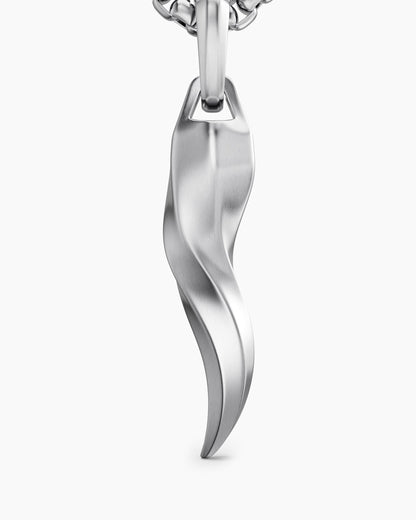 David Yurman Mens Cornicello Amulet in Sterling Silver, 30.6mm David Yurman Men’s