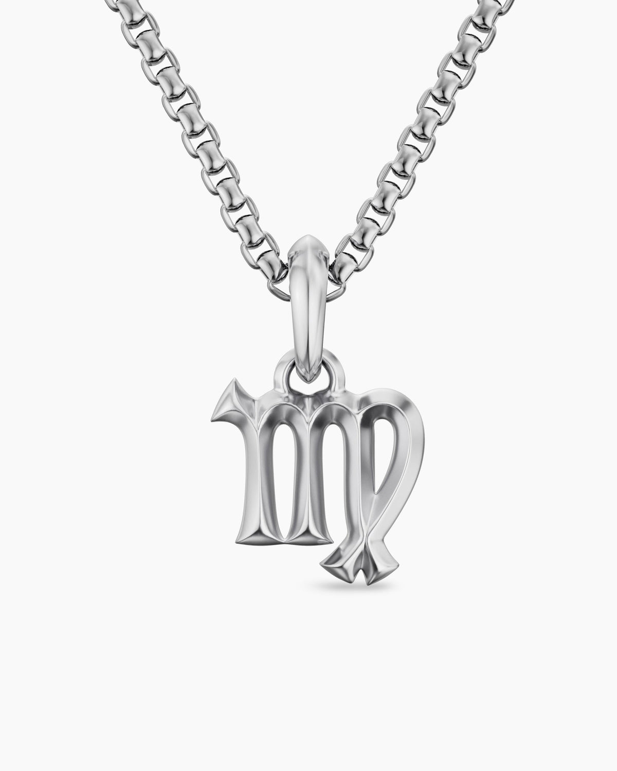 David Yurman Mens Virgo Amulet in Sterling Silver, 18.2mm David Yurman Men’s