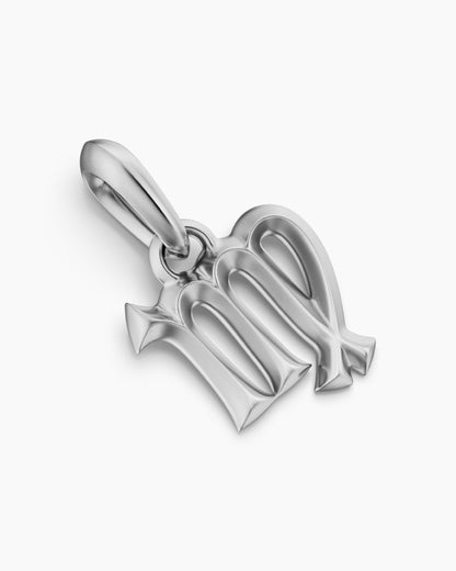 David Yurman Mens Virgo Amulet in Sterling Silver, 18.2mm David Yurman Men’s