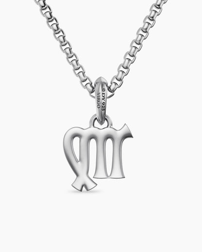 David Yurman Mens Virgo Amulet in Sterling Silver, 18.2mm David Yurman Men’s