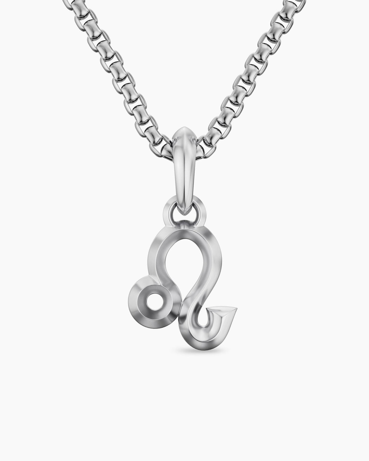 David Yurman Mens Leo Amulet in Sterling Silver, 19.8mm David Yurman Men’s