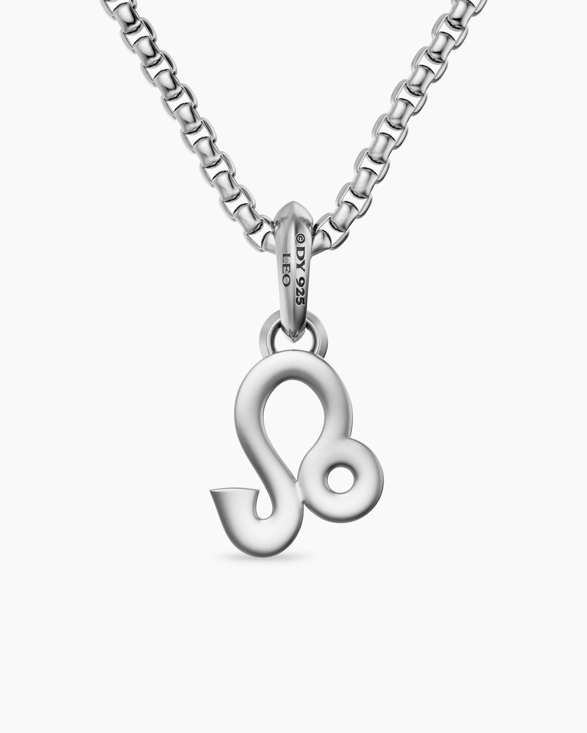 David Yurman Mens Leo Amulet in Sterling Silver, 19.8mm David Yurman Men’s