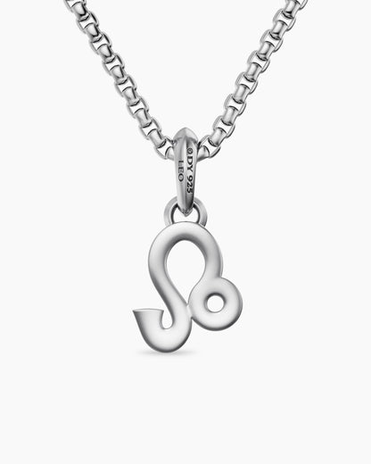 David Yurman Mens Leo Amulet in Sterling Silver, 19.8mm David Yurman Men’s