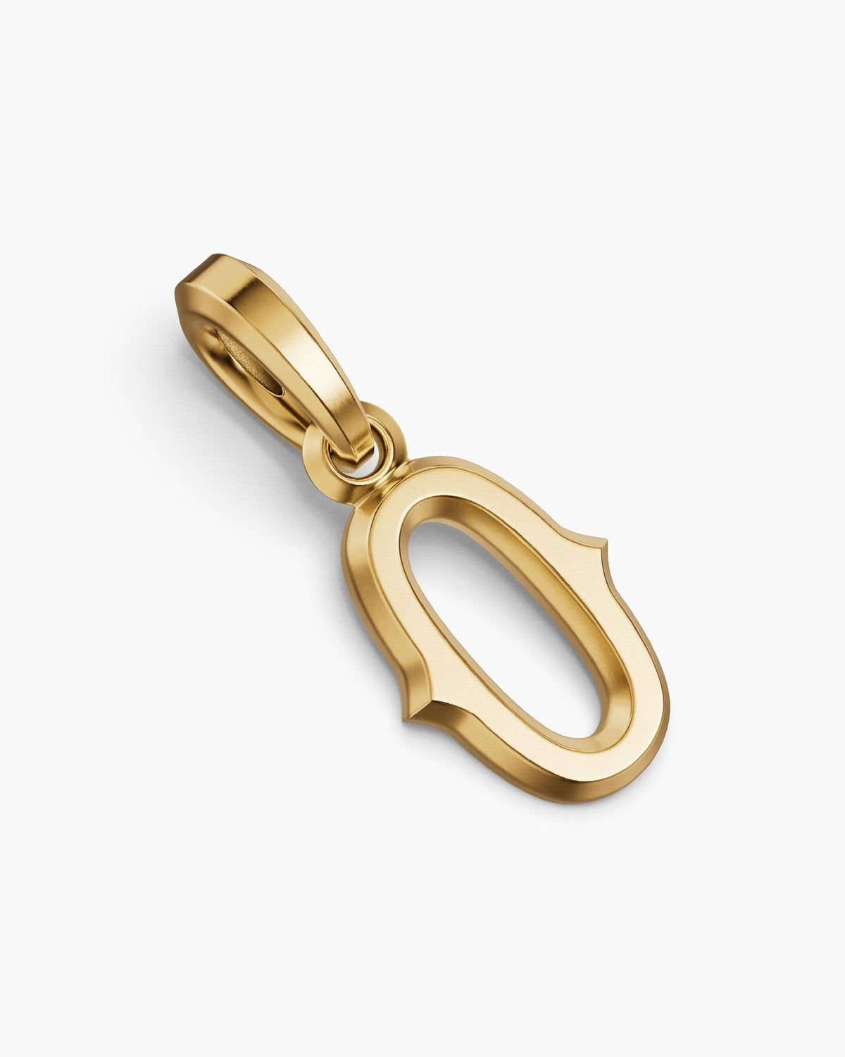 David Yurman Mens Number Zero Amulet in 18K Yellow Gold, 14.8mm David Yurman Men’s
