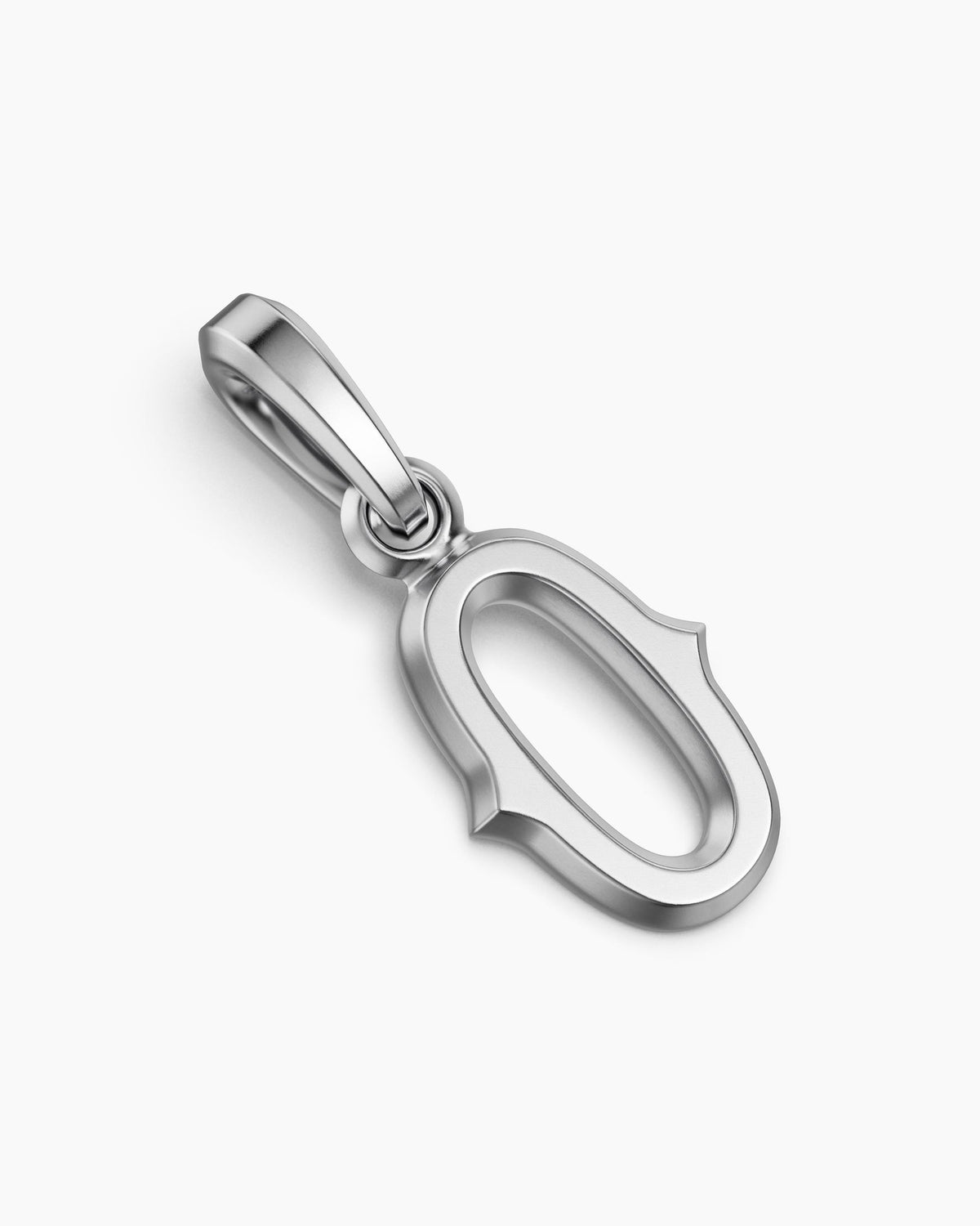 David Yurman Mens Number Zero Amulet in Sterling Silver, 18.6mm David Yurman Men’s