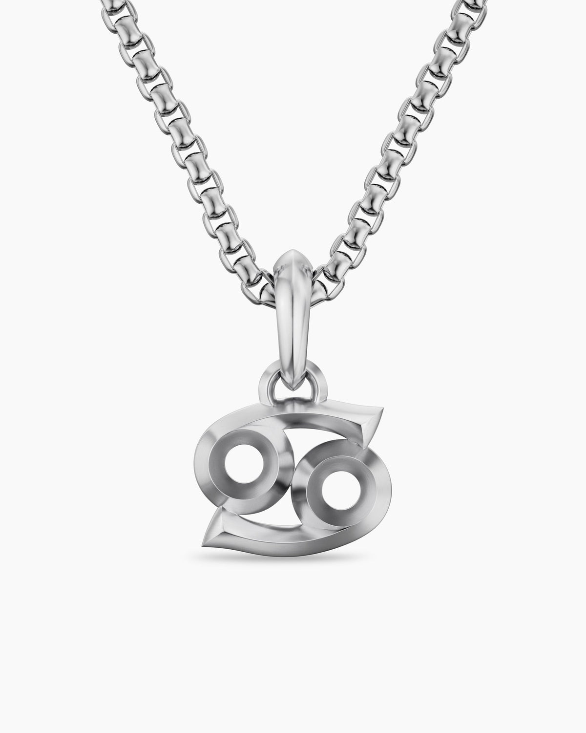 David Yurman Mens Cancer Amulet in Sterling Silver, 16mm David Yurman Men’s