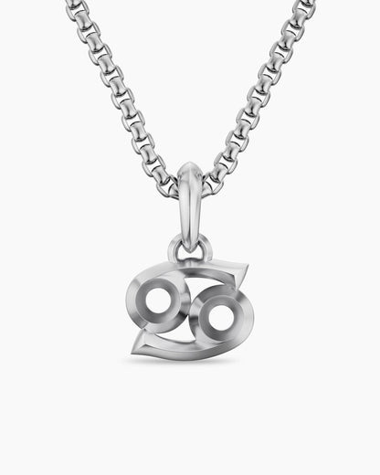 David Yurman Mens Cancer Amulet in Sterling Silver, 16mm David Yurman Men’s