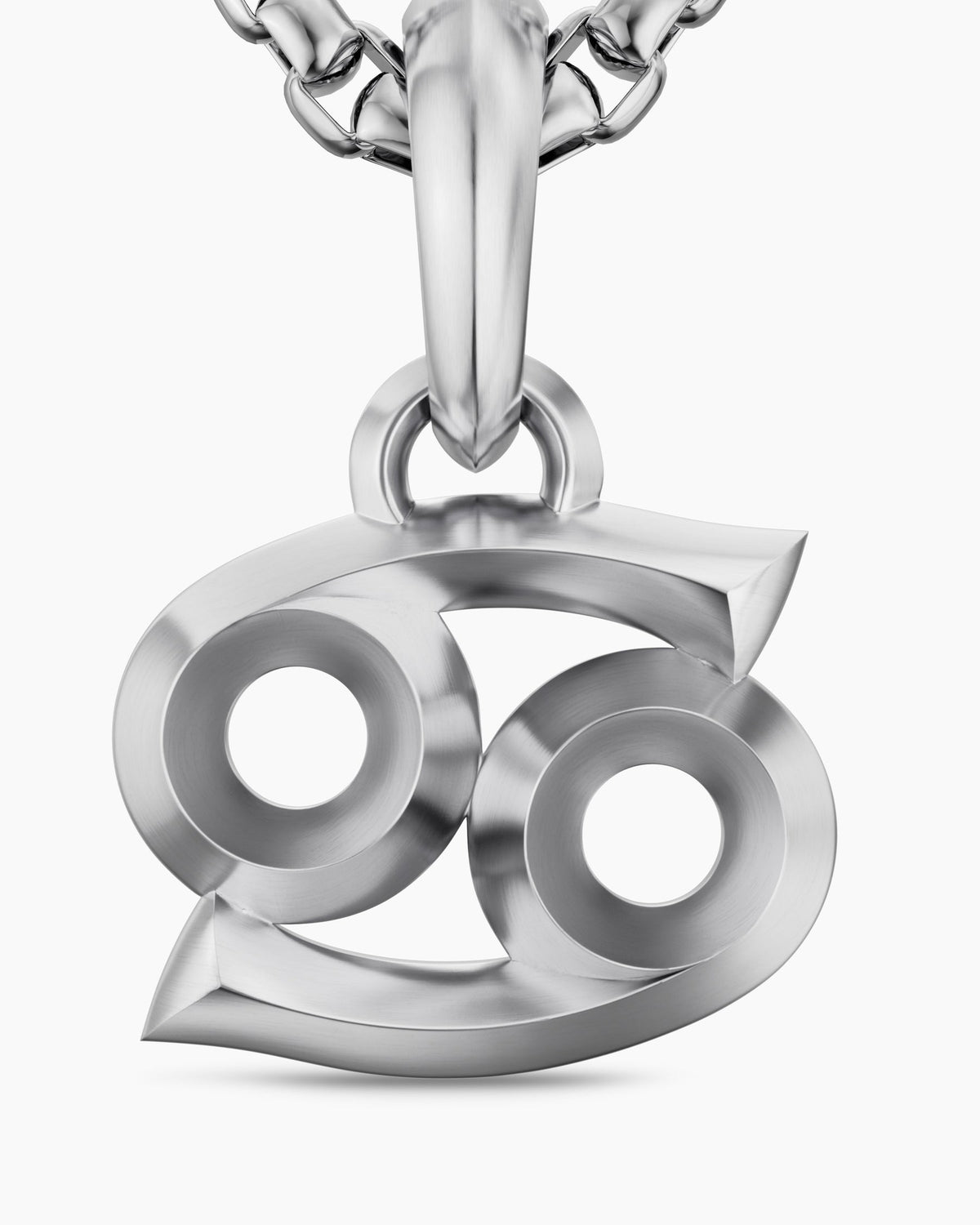 David Yurman Mens Cancer Amulet in Sterling Silver, 16mm David Yurman Men’s